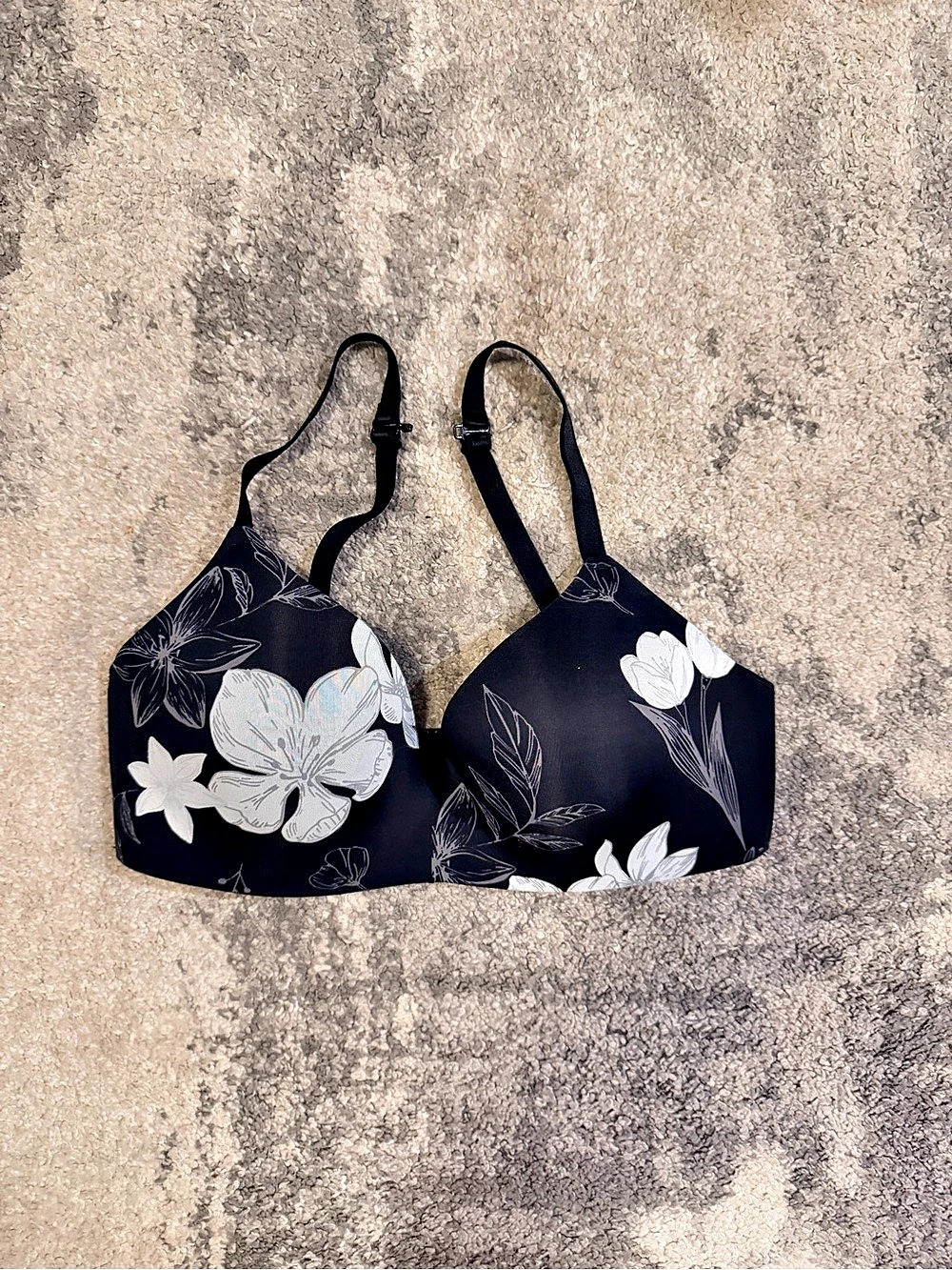 Auden The Everyday Lightly Lined Underwire Floral Bra